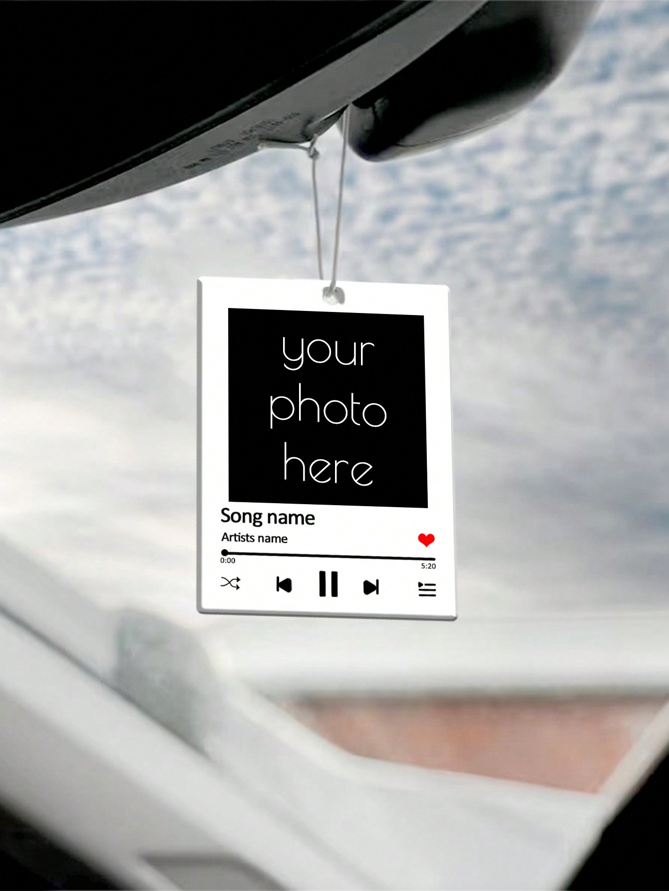 Custom Music Photo Acrylic Charm